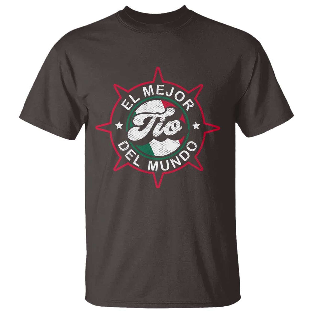 Mexican Uncle T Shirt El Mejor To Del Mundo TS09 Dark Chocolate Print Your Wear