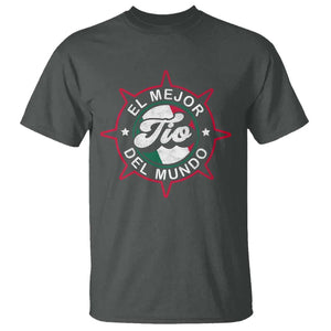 Mexican Uncle T Shirt El Mejor To Del Mundo TS09 Dark Heather Print Your Wear