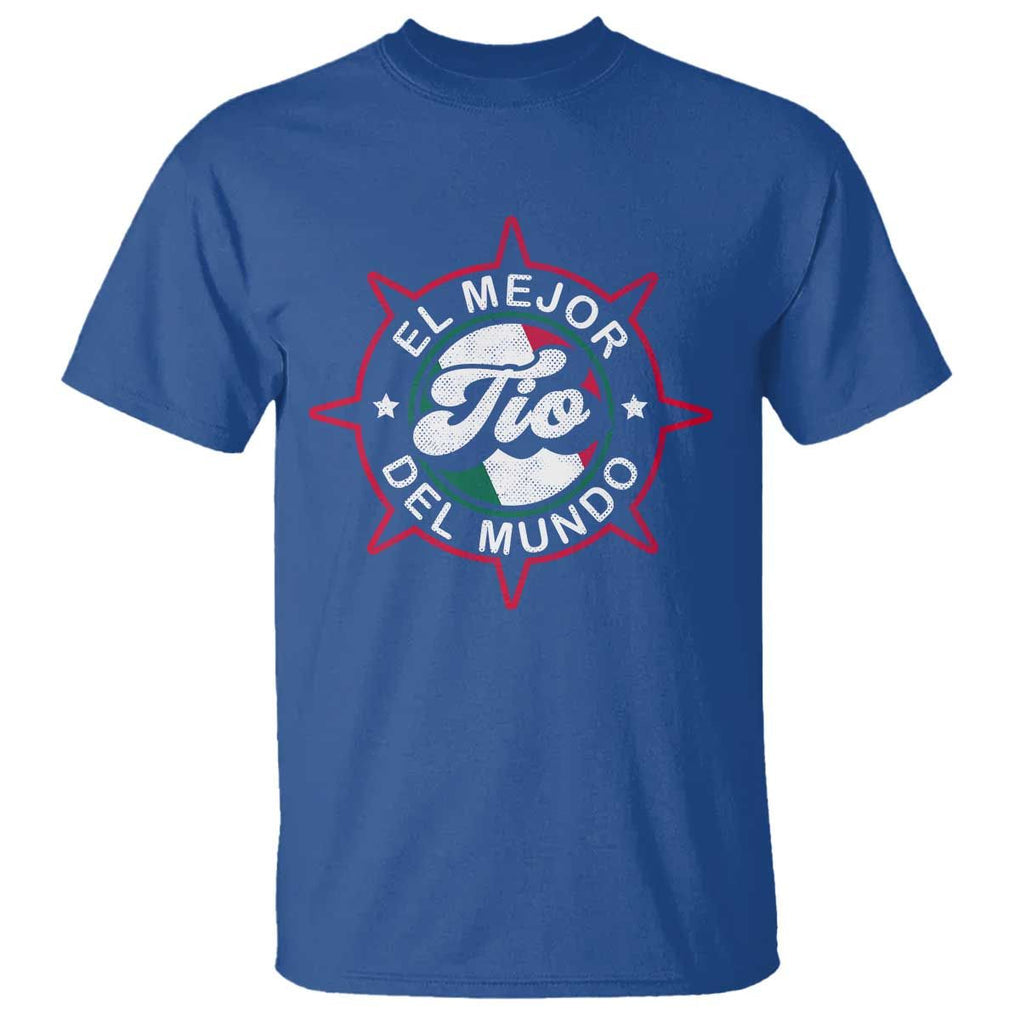 Mexican Uncle T Shirt El Mejor To Del Mundo TS09 Royal Blue Print Your Wear