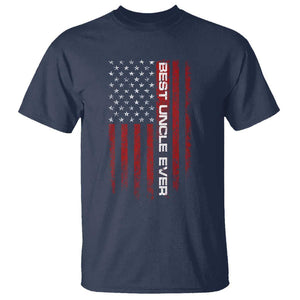 Best Uncle Ever US Flag Uncle's Day T Shirt TS09 Navy Print Your Wear