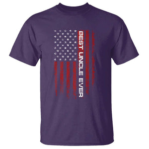 Best Uncle Ever US Flag Uncle's Day T Shirt TS09 Purple Print Your Wear