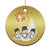 Jesus Christian Christmas Ornament Faith Hope Love Snowman Dandelion Xmas TS09 Print Your Wear