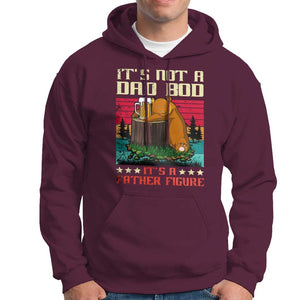 Bear Beer Lover Hoodie Beear It's Not A Dad Bod It's Father Figure TS09 Maroon Print Your Wear