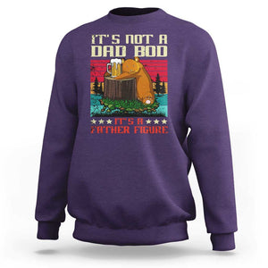 Bear Beer Lover Sweatshirt Beear It's Not A Dad Bod It's Father Figure TS09 Purple Print Your Wear