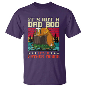 Bear Beer Lover T Shirt Beear It's Not A Dad Bod It's Father Figure TS09 Purple Print Your Wear