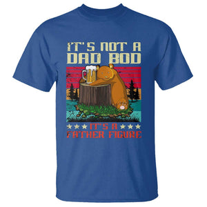 Bear Beer Lover T Shirt Beear It's Not A Dad Bod It's Father Figure TS09 Royal Blue Print Your Wear