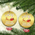 Xmas Cat Christmas Ornament Cats For Everybody Santa Reindeer TS09 Circle Gold Print Your Wear