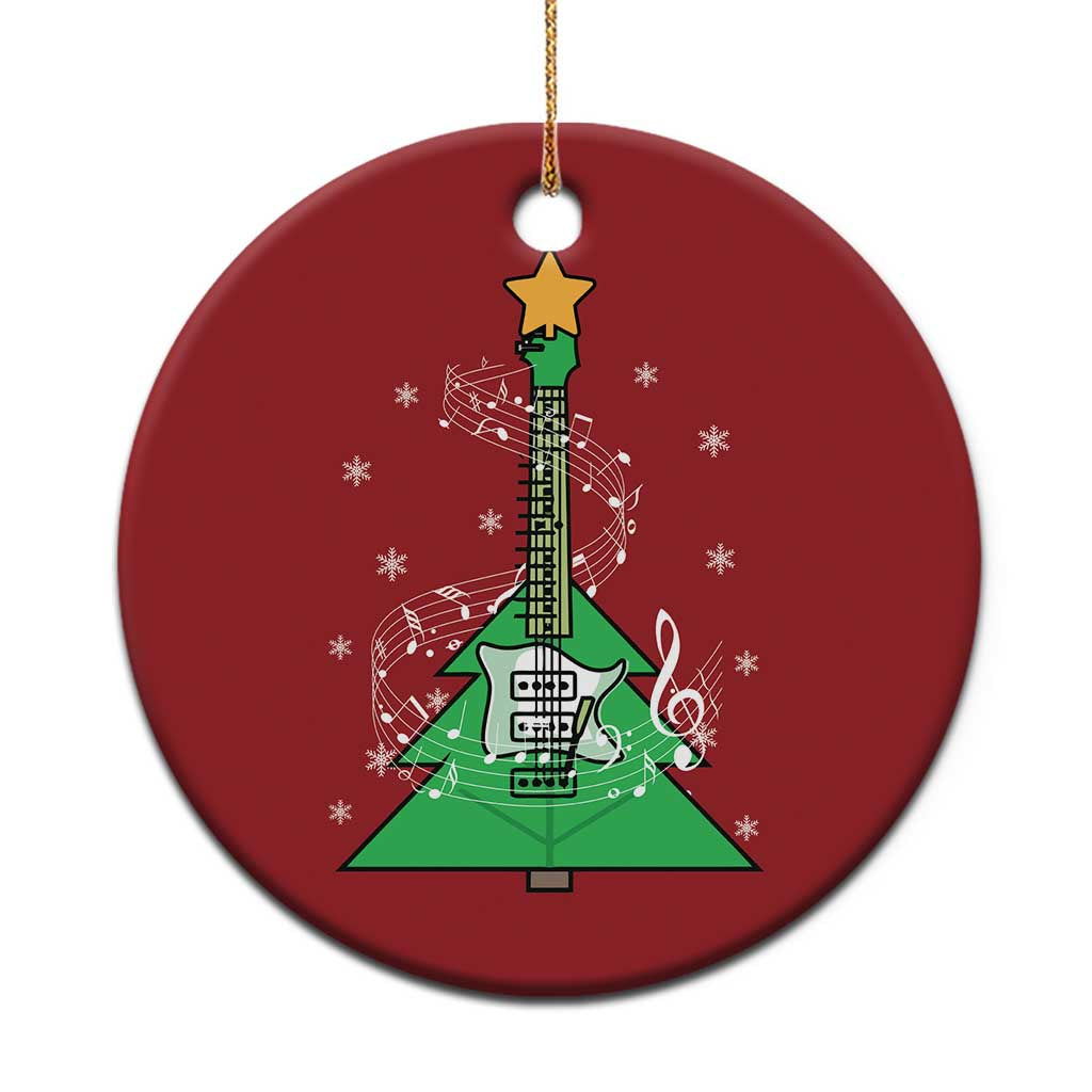 Rockin' Christmas Tree For Guitarist Music Lover Christmas Ornament TS09 Print Your Wear