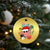 Funny Xmas Christmas Ornament Retro Groovy Xmas Tree Eye Face Reindeer Snowman Efl TS09 Print Your Wear