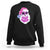 Funny Pink Santa Retro Groovy Funky Disco Christmas Cool Sunglass Sweatshirt TS09 Black Printyourwear