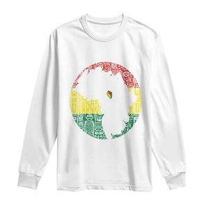 Black Pride Long Sleeve Shirt One Month Can't Hold Our History TS09 White Print Your Wear