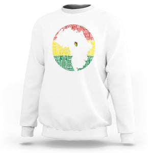 One Month Can't Hold Our History African American Sweatshirt TS09 White Printyourwear