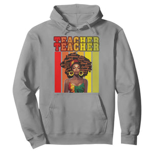 Black History Month Hoodie Teacher Women African Americans School Educate TS09 Sport Gray Printyourwear