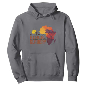 Black History Didn't Start With Slavery Hoodie TS09 Charcoal Printyourwear