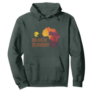 Black History Didn't Start With Slavery Hoodie TS09 Dark Forest Green Printyourwear