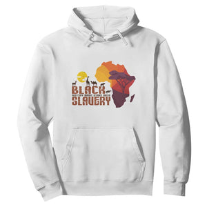 Black History Didn't Start With Slavery Hoodie TS09 White Printyourwear