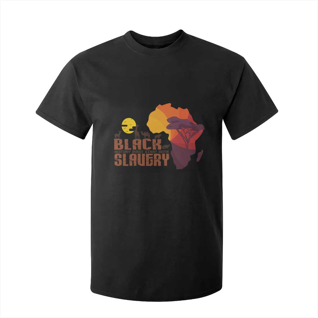 Black Pride T Shirt For Kid Black History Didn't Start With Slavery African TS09 Black Print Your Wear