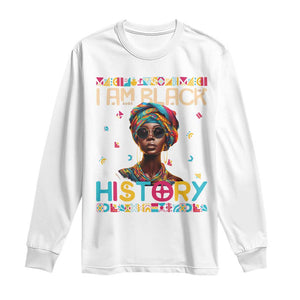 I Am Black History Long Sleeve Shirt Pretty African American Women TS09 White Print Your Wear