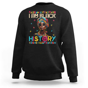 I Am Black History African American Women Pretty Sweatshirt TS09 Black Printyourwear