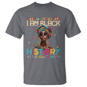 I Am Black History African American Women Pretty T Shirt TS09 Charcoal Printyourwear