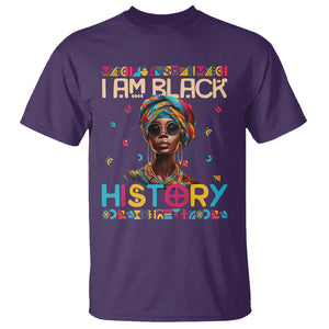 I Am Black History African American Women Pretty T Shirt TS09 Purple Printyourwear