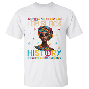 I Am Black History African American Women Pretty T Shirt TS09 White Printyourwear