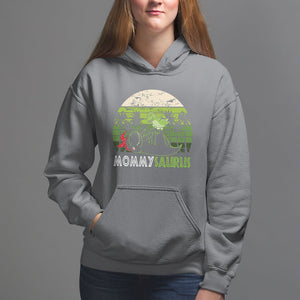 Mother's Day Hoodie Mommysaurus Mommy Dinosaur TS09 Charcoal Printyourwear