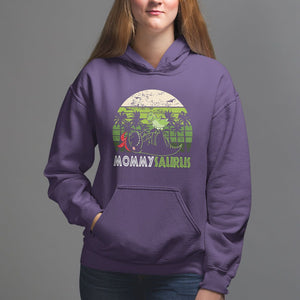 Mother's Day Hoodie Mommysaurus Mommy Dinosaur TS09 Purple Printyourwear