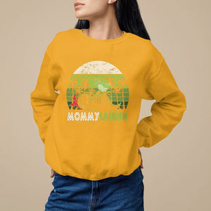 Mother's Day Sweatshirt Mommysaurus Mommy Dinosaur TS09 Gold Printyourwear