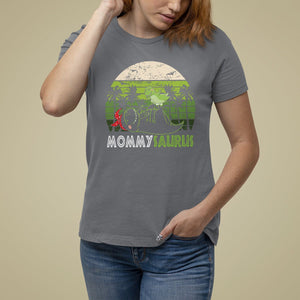 Mother's Day T Shirt For Women Mommysaurus Mommy Dinosaur TS09 Charcoal Printyourwear