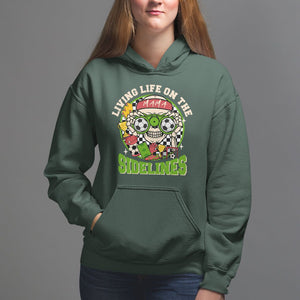 Soccer Mom Hoodie Living Life On The Sidelines TS09 Dark Forest Green Printyourwear