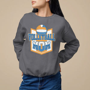 Volleyball Mom Matching Player Sport Mother's Day Sweatshirt TS09 Charcoal Printyourwear