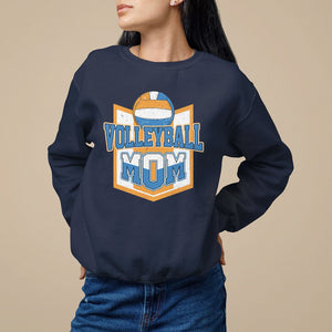 Volleyball Mom Matching Player Sport Mother's Day Sweatshirt TS09 Navy Printyourwear