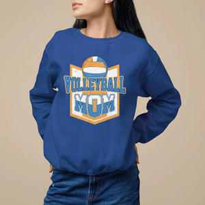 Volleyball Mom Matching Player Sport Mother's Day Sweatshirt TS09 Royal Blue Printyourwear