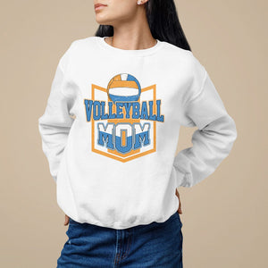 Volleyball Mom Matching Player Sport Mother's Day Sweatshirt TS09 White Printyourwear