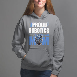 Proud Robotics Mom Robot Lover Mother's Day Hoodie TS09 Charcoal Printyourwear