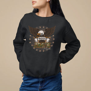 Mother's Day Sweatshirt Proud JROTC Mom Mother Of Cadets TS09 Black Printyourwear