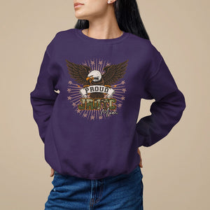 Mother's Day Sweatshirt Proud JROTC Mom Mother Of Cadets TS09 Purple Printyourwear