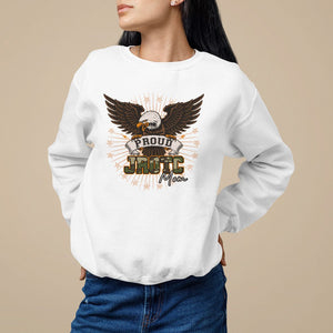 Mother's Day Sweatshirt Proud JROTC Mom Mother Of Cadets TS09 White Printyourwear