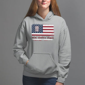 Mother's Day Hoodie U.S Army Mom American Flag Veteran TS09 Sport Gray Printyourwear