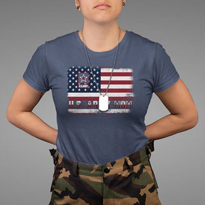 Mother's Day T Shirt U.S Army Mom American Flag Veteran TS09 Navy Printyourwear