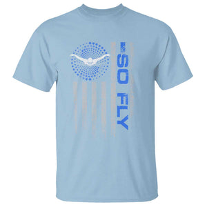 So Fly USA Swimming Team Sports Athlete Aquatic T Shirt TS09 Light Blue Print Your Wear