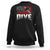 Scuba Diving Sweatshirt Diver Ocean American Flag TS09 Black Print Your Wear