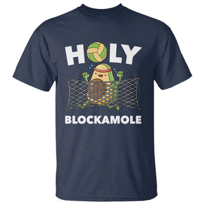 Funny Volleyball T Shirt Holy Blockamole Cute Avocado TS09 Navy Print Your Wear