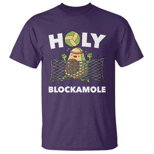 Funny Volleyball T Shirt Holy Blockamole Cute Avocado TS09 Purple Print Your Wear