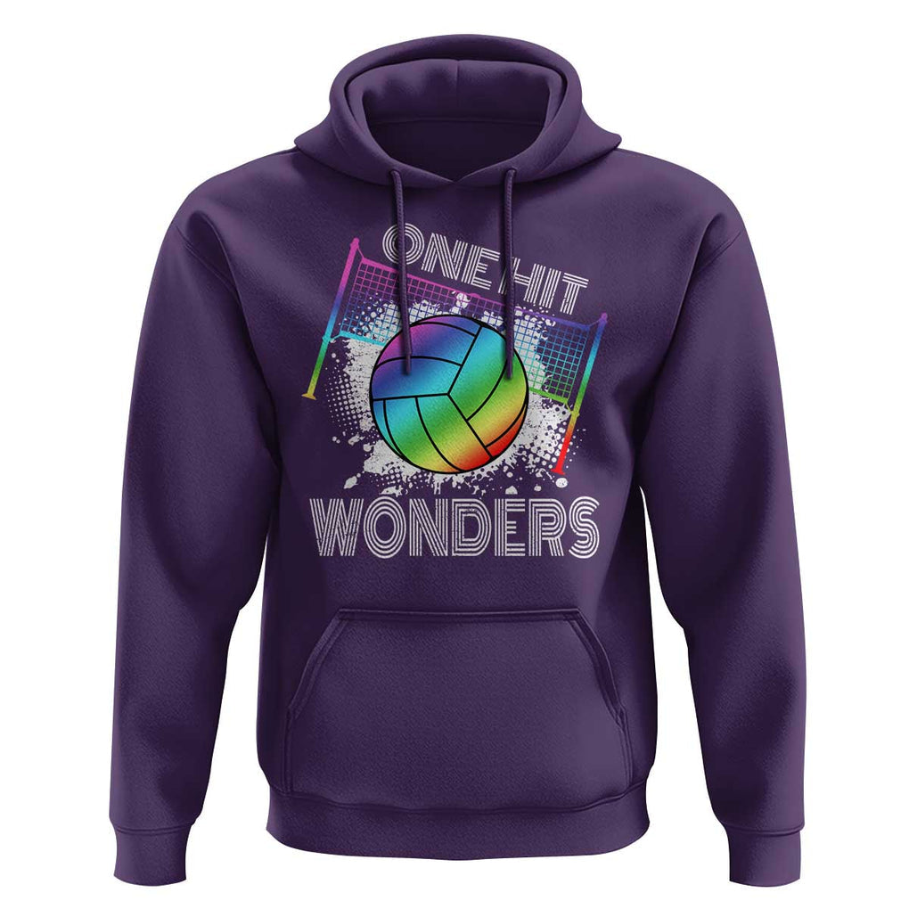 Volleyball One Hit Wonders Hoodie TS09 Purple Print Your Wear