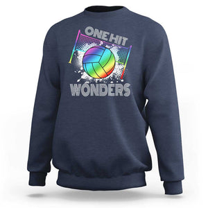 Volleyball One Hit Wonders Sweatshirt TS09 Navy Print Your Wear