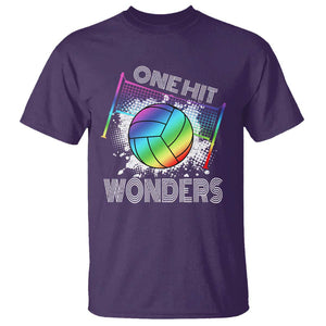 Volleyball One Hit Wonders T Shirt TS09 Purple Print Your Wear