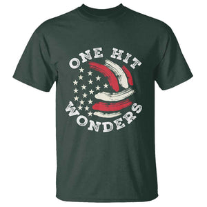 US Volleyball T Shirt One Hit Wonders American Flag Sport Lover TS09 Dark Forest Green Print Your Wear