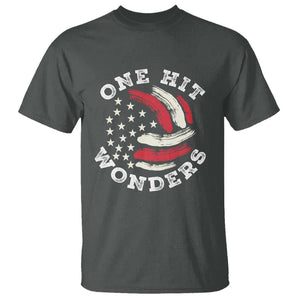 US Volleyball T Shirt One Hit Wonders American Flag Sport Lover TS09 Dark Heather Print Your Wear